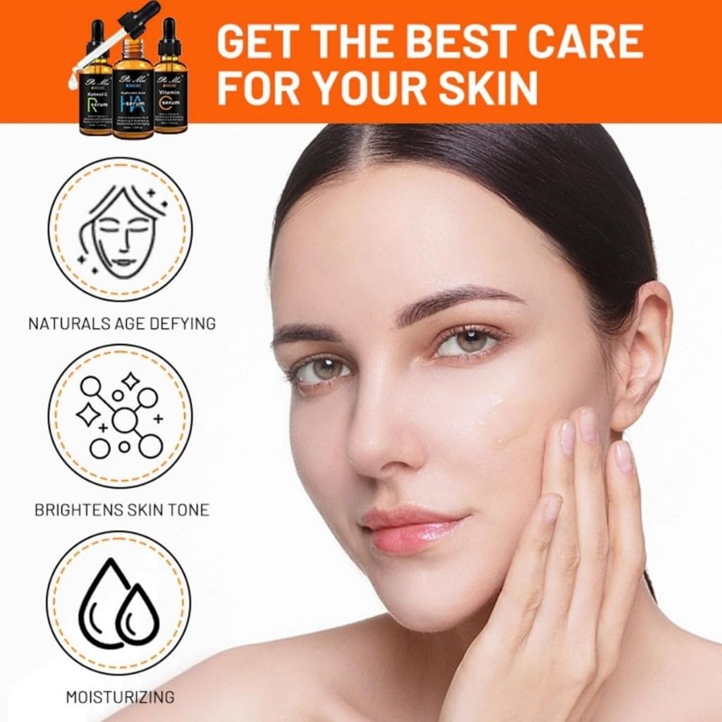 Set Serum Faciales x3 Vitamina C-AH-R