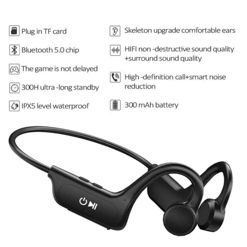 Audifonos conducción osea