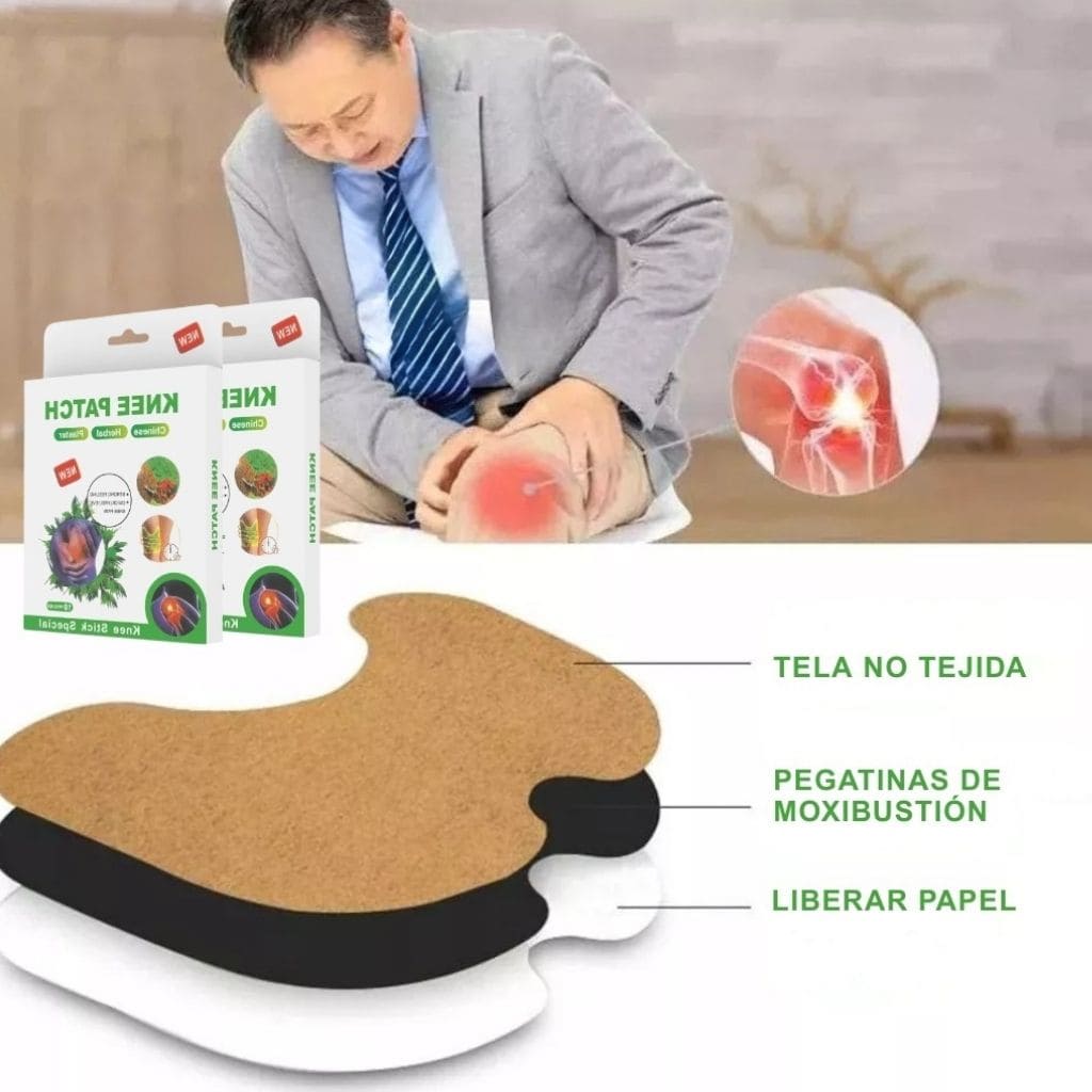 PARCHES NATURALES PARA RODILLA X6