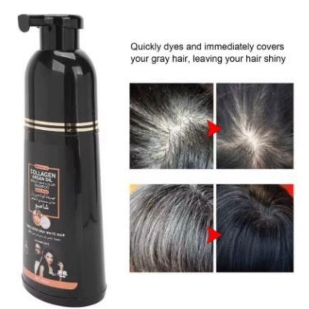 Shampoo tinte para canas color negro