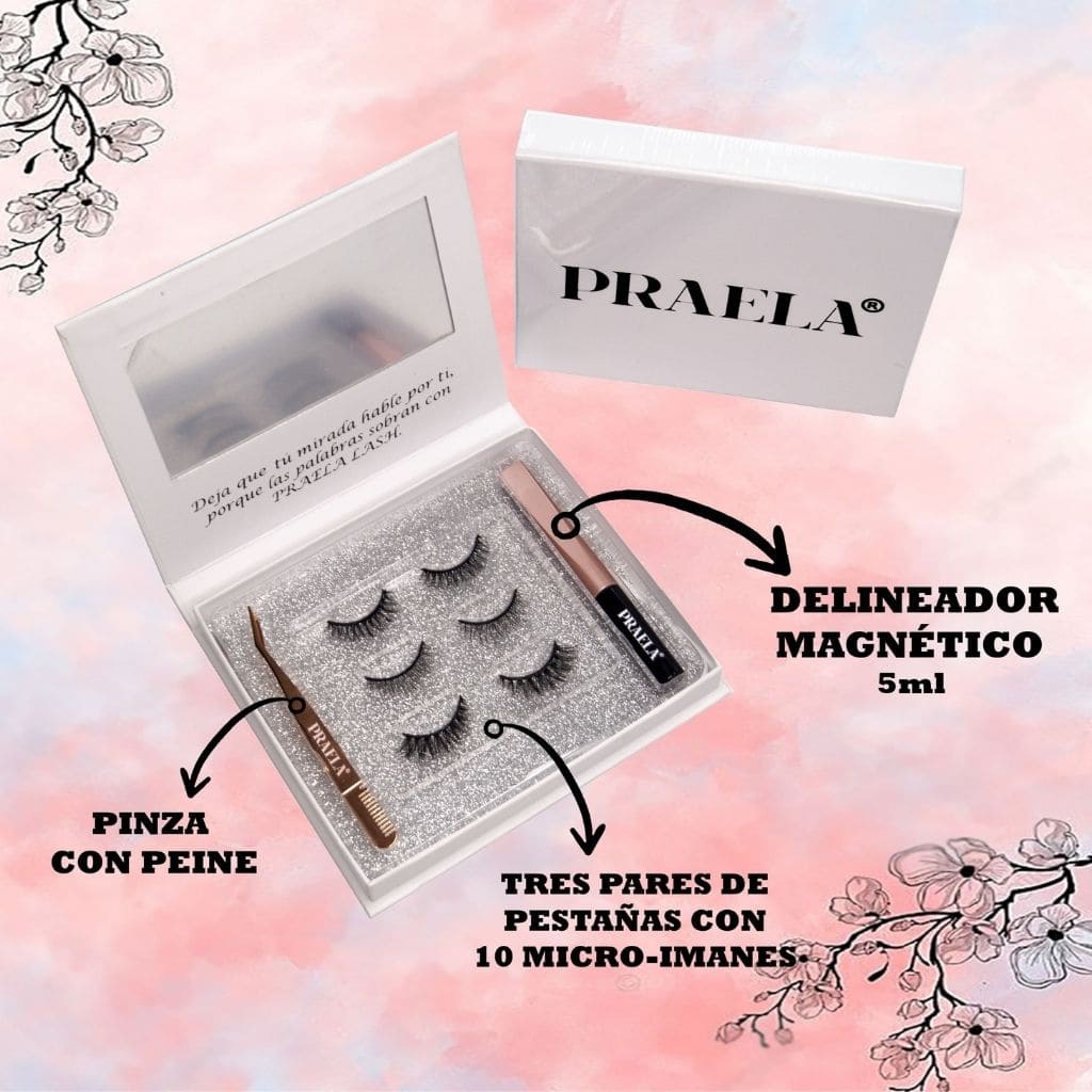 Pestañas magnéticas