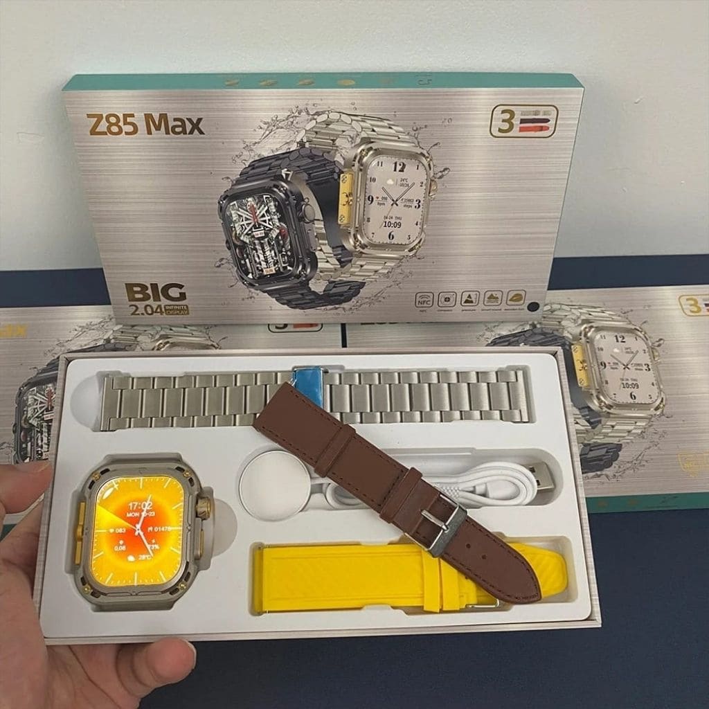 RELOJ SMARTWATCH Z85 MAX AMARILLO
