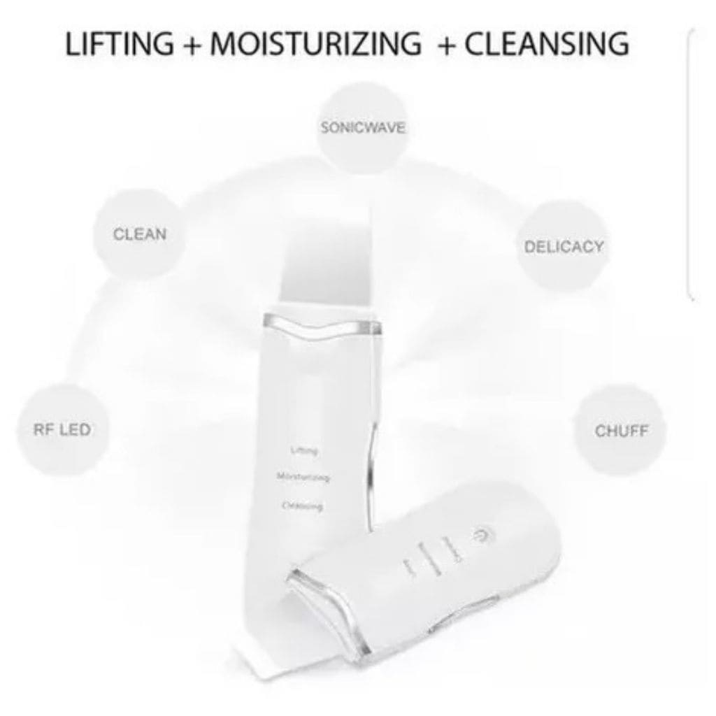 Paleta masajeador ultrasonico facial