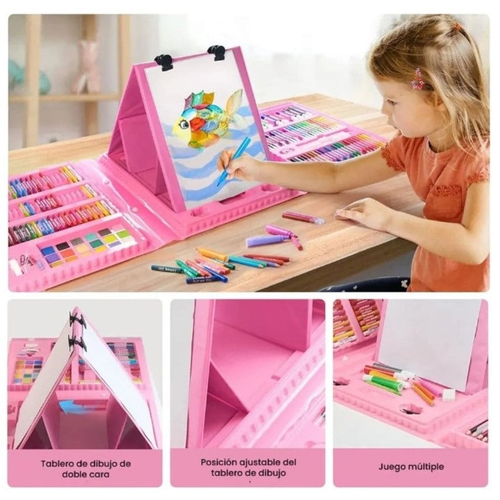 Mega set de arte  208 piezas