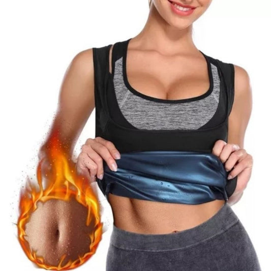 Combo Chaleco Quemador Mujer + Rodillera