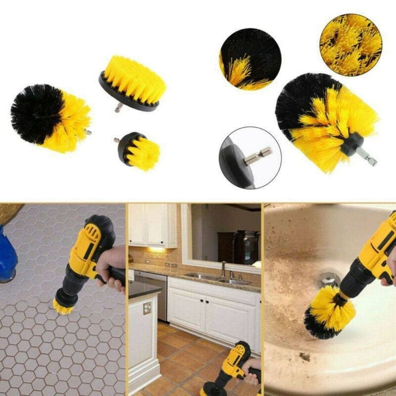 Juego de cepillos de limpieza de taladr