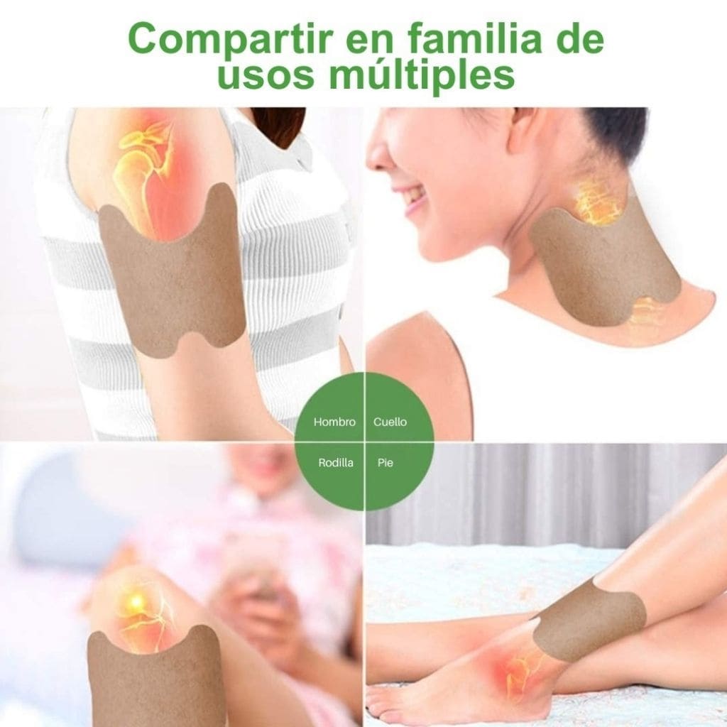 PARCHES NATURALES PARA RODILLA X6