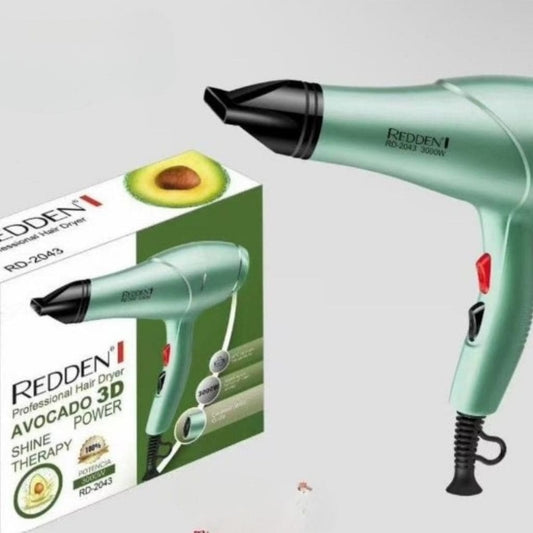 Secador de cabello de aguacate 3D