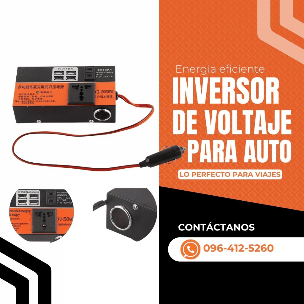 INVERSOR DE VOLTAJE PARA AUTO