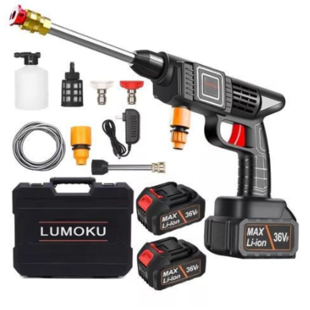 Hidrolavadora 2 baterías Portátil De Alta Presión