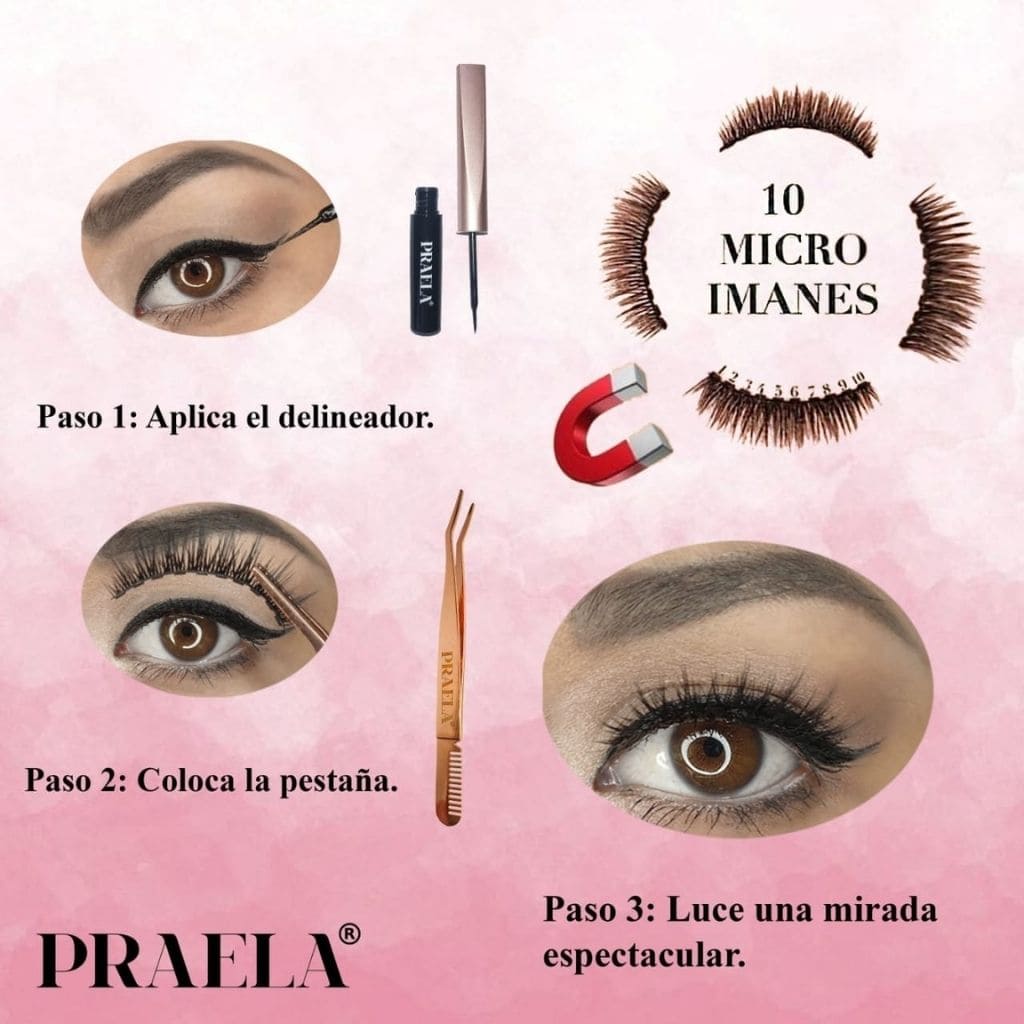 Pestañas magnéticas