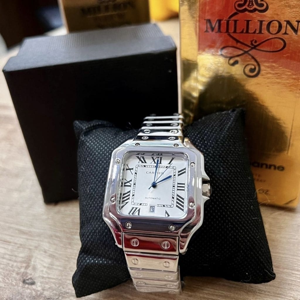 Combo de Lujo: Reloj Cartier Estilo + Pe