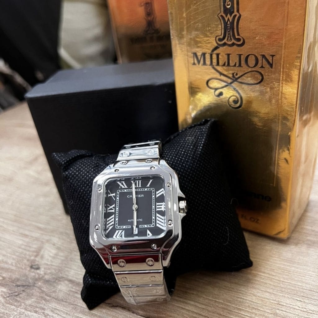 Combo de Lujo: Reloj Cartier Estilo + Pe