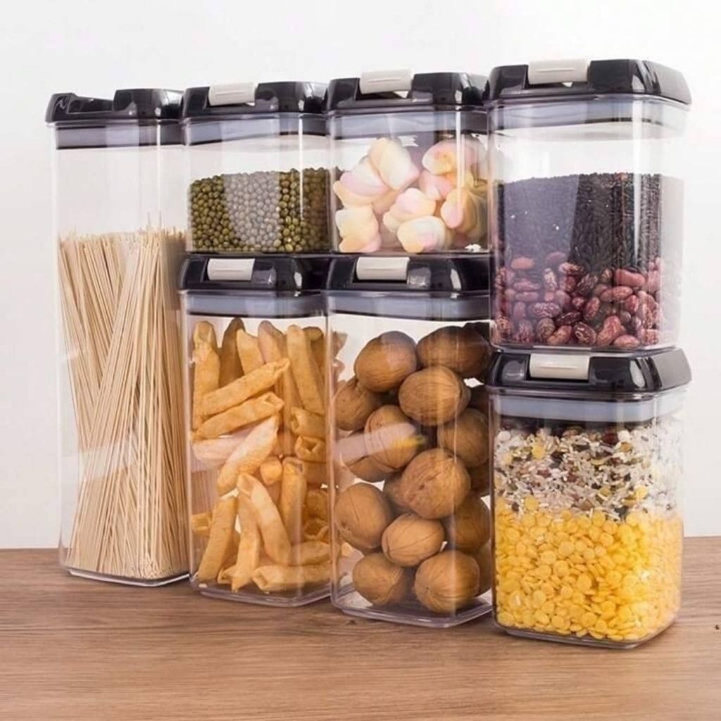 SET DE RECIPIENTES   DE 7 PIEZAS