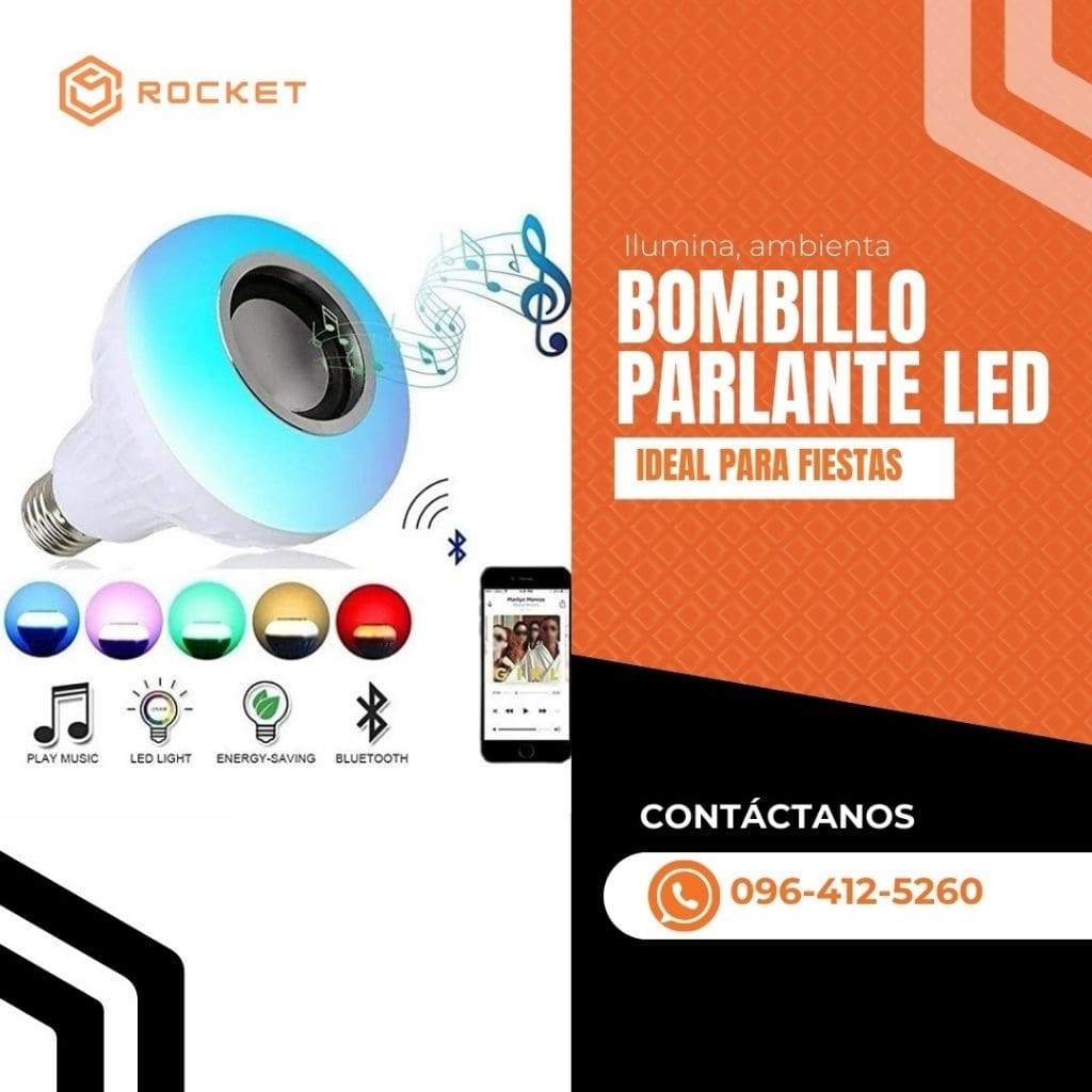 BOMBILLO PARLANTE LED
